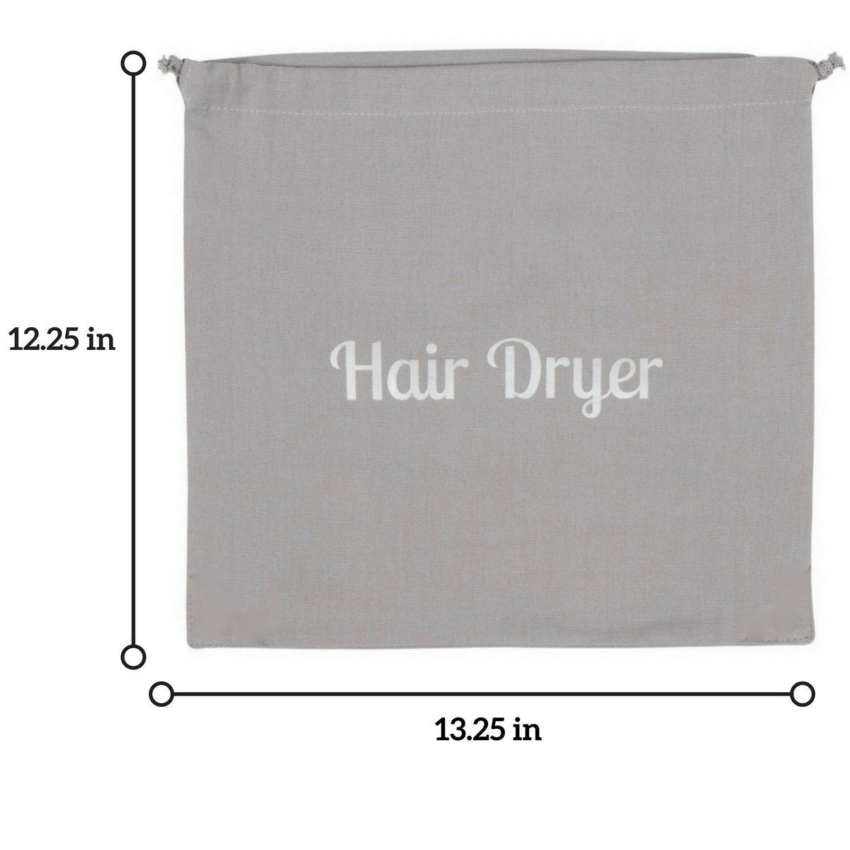 Hair Dryer Bags by Radiant Complex: Perfect for travel, and safe storage of any hair dryer, curling iron, straightener, brush or makeup bag. Convenient 12.25