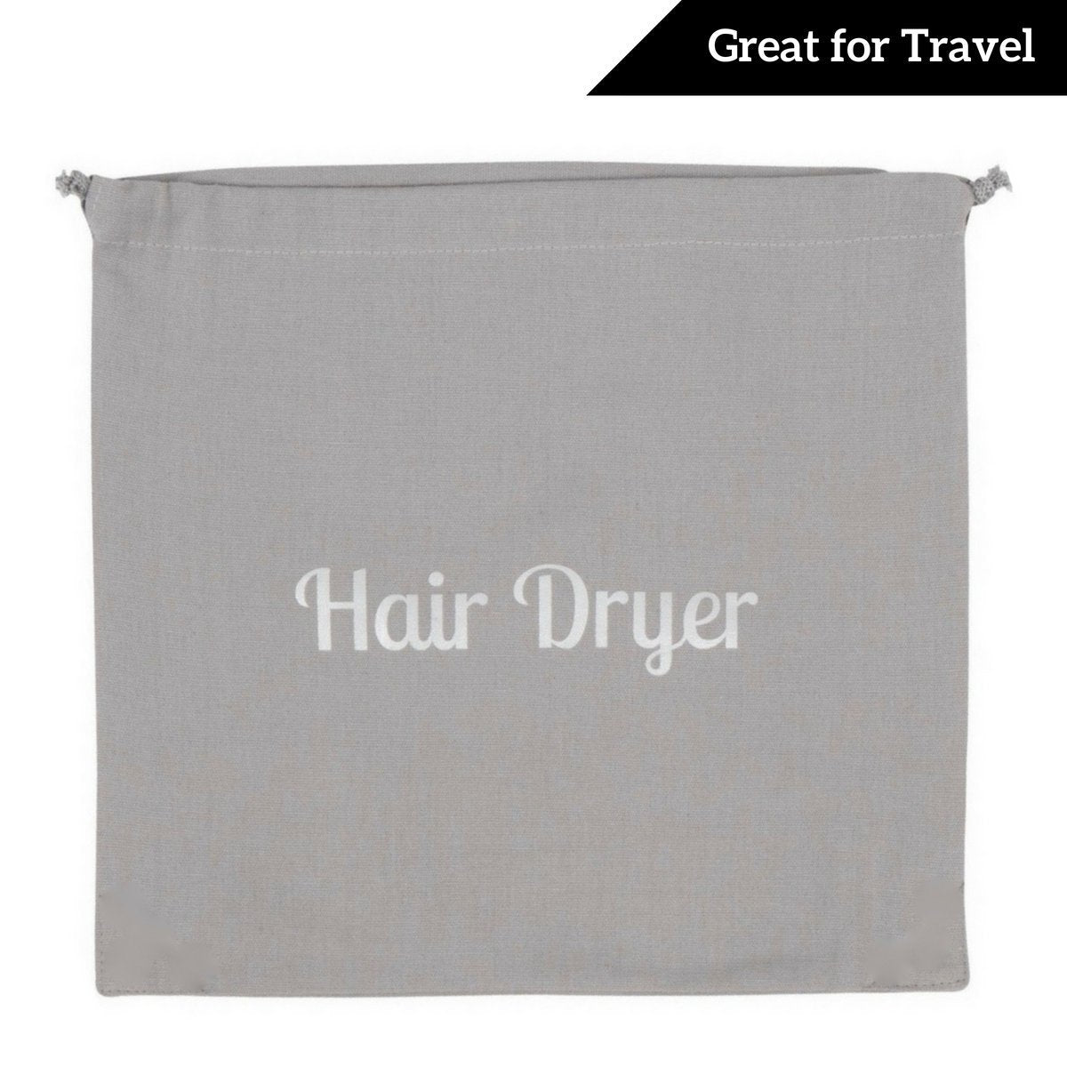 Hair Dryer Bags by Radiant Complex: Perfect for travel, and safe storage of any hair dryer, curling iron, straightener, brush or makeup bag. Convenient 12.25