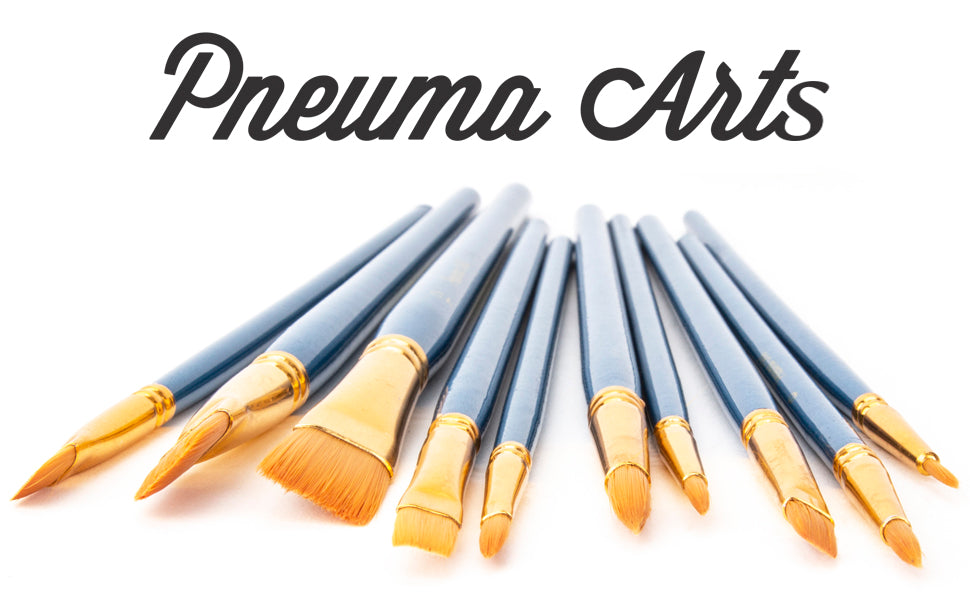 Pneuma Arts  Acrylic Paint Brush Set - 100 Pack